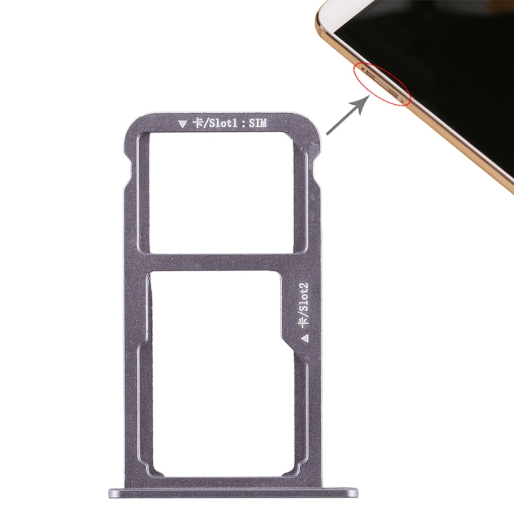 Vassoio scheda SIM + Vassoio scheda SIM / Scheda Micro SD per Huawei G9 Plus, For Huawei G9 Plus Vassoio scheda SIM + Vassoio scheda SIM / Scheda Micro SD per Huawei G9 Plus, For Huawei G9 Plus